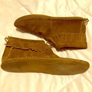 Minnetonka Soft Suede Ankle Boots